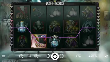 Blood Suckers slot machine with wild symbols